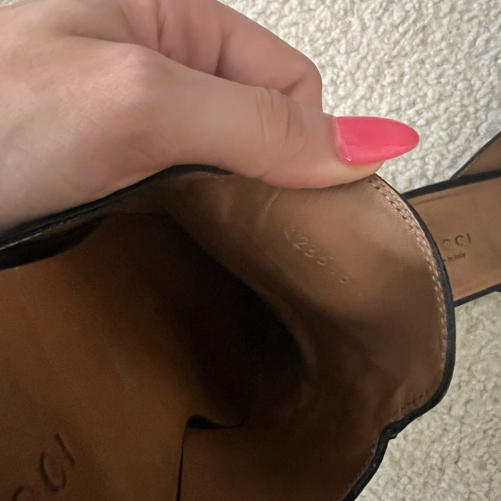 Gucci Princetown leather slipper / mules size 9.5/40 - Picture 5 of 7
